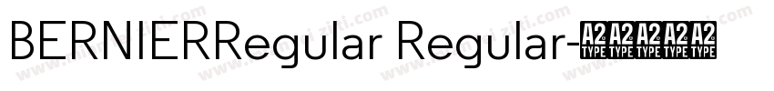 BERNIERRegular Regular字体转换